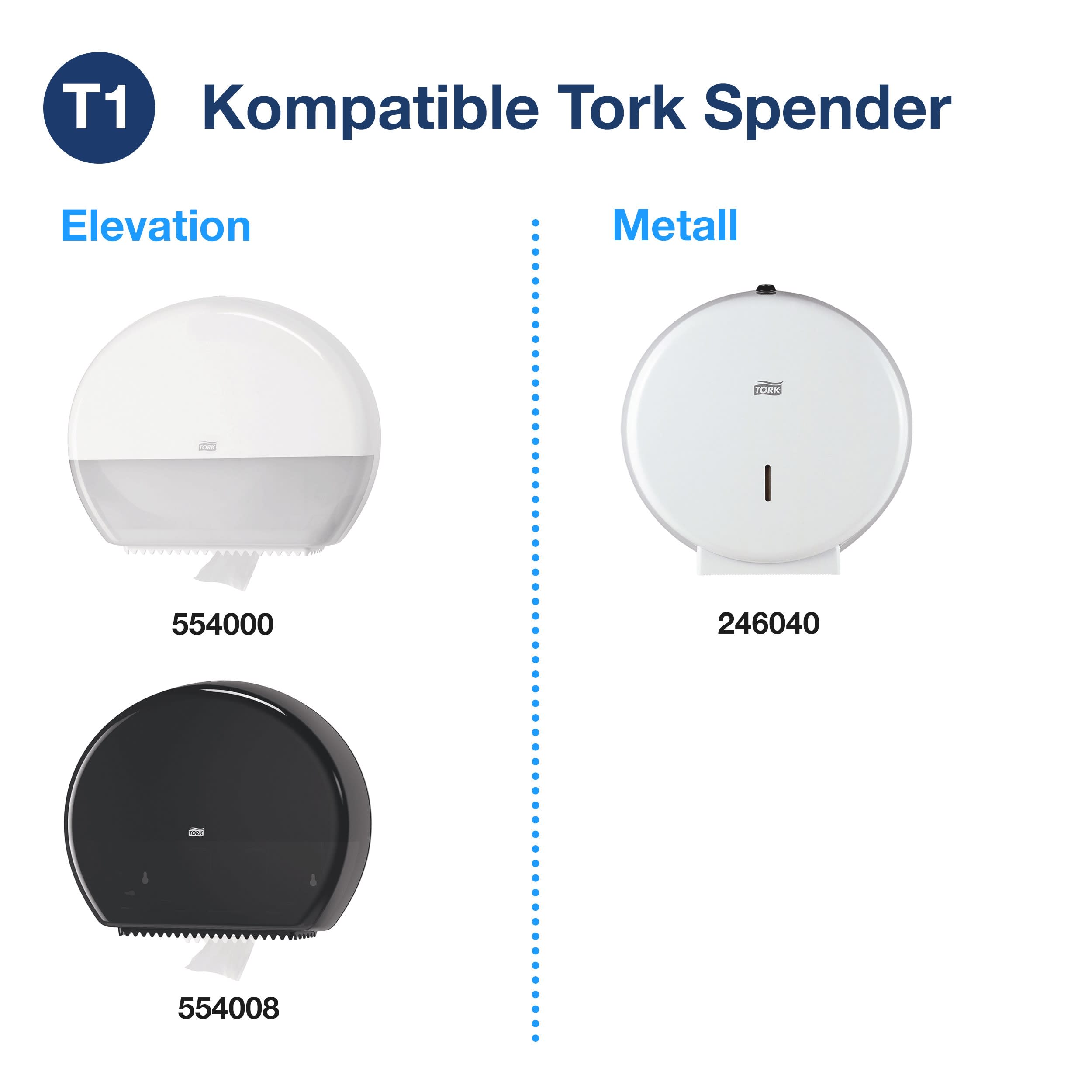 Tork Jumbo WC-Papier Advanced 2lg