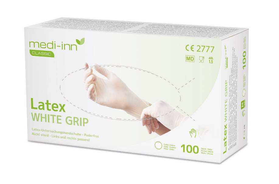 Latexhandschuh Medi-Inn S weiß