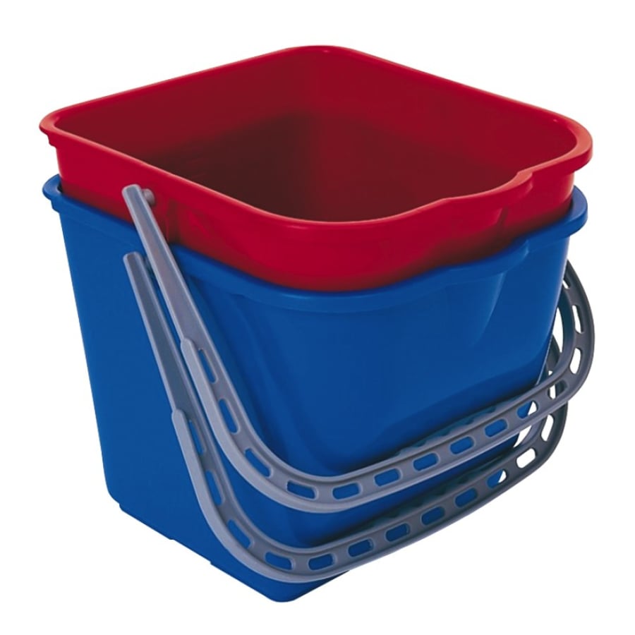 Eimer 15L blau eckig