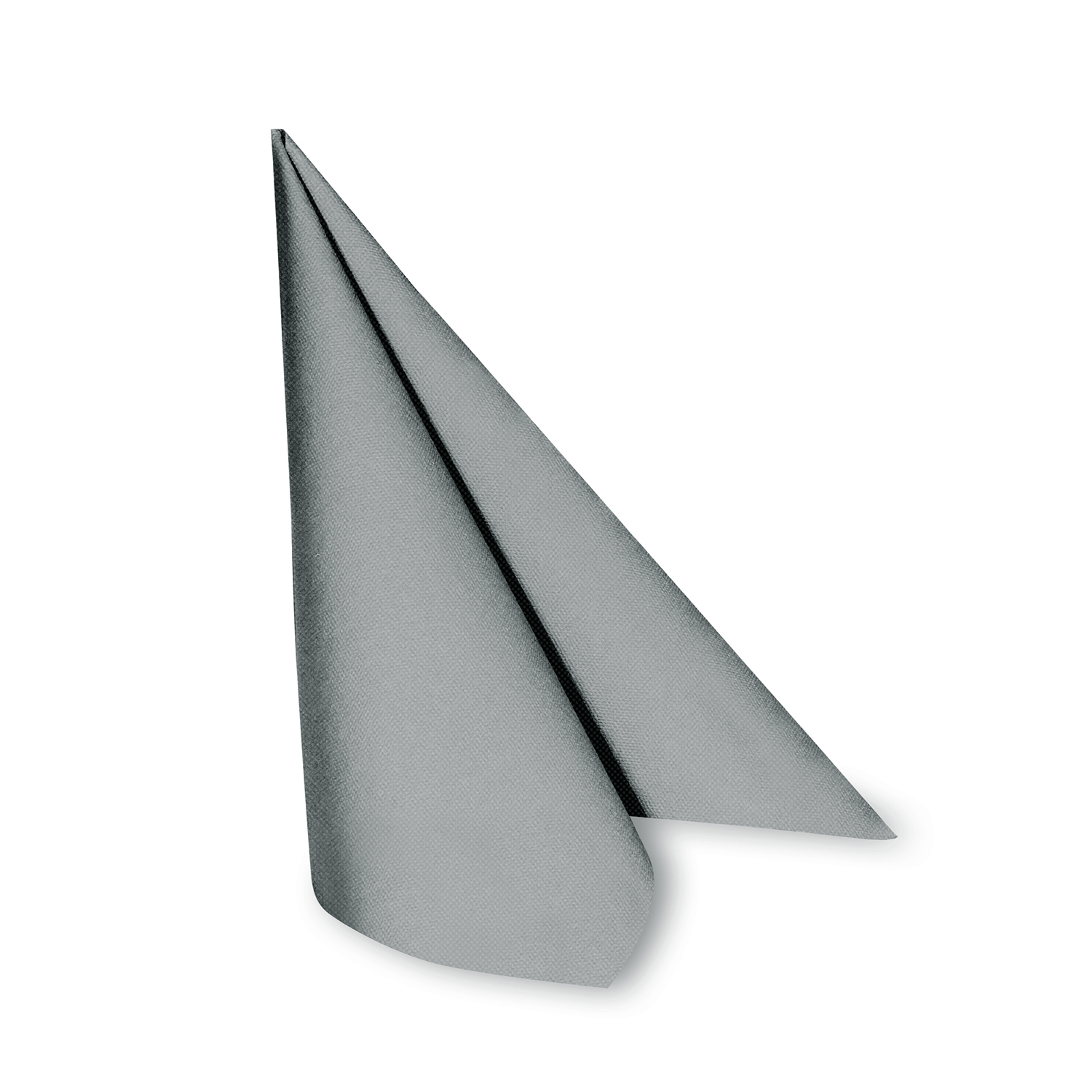 Airlaid Serviette Premium grau 40cm 1/4F