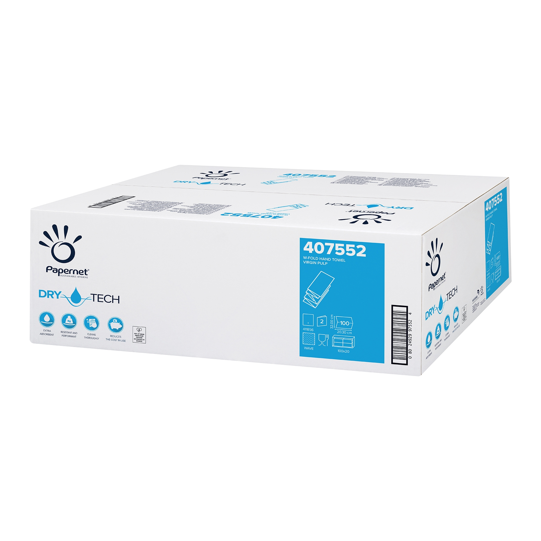 W-Falz Falthandtücher Dry Tech 2lg