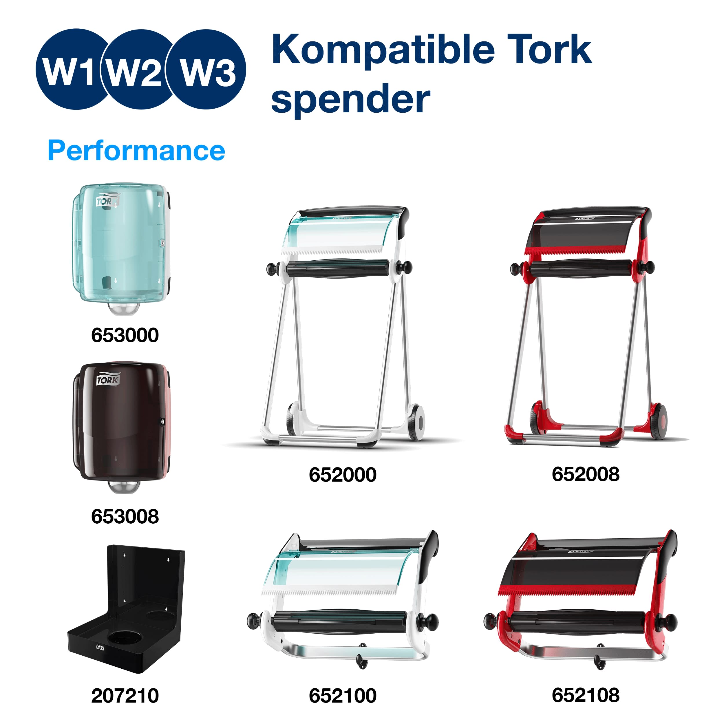 Tork extra starke Industrie Reinigungstücher weiß 