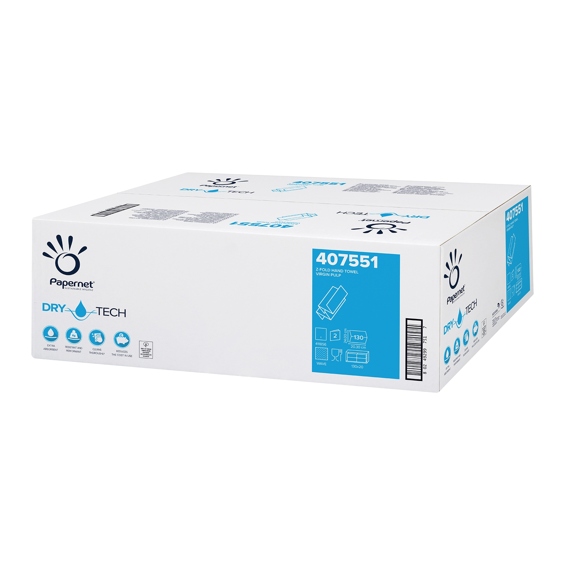 Z-Falz Falthandtücher Dry Tech 2lg