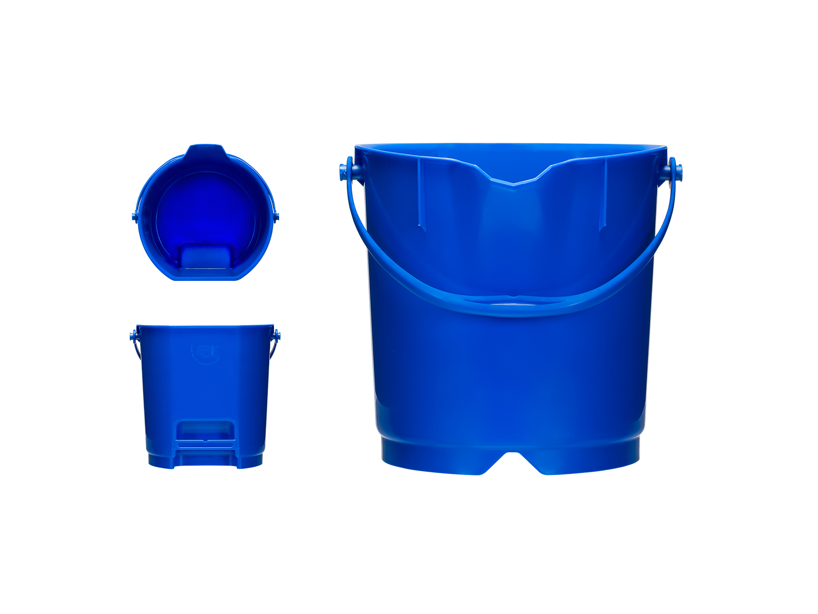 Eimer 9L blau