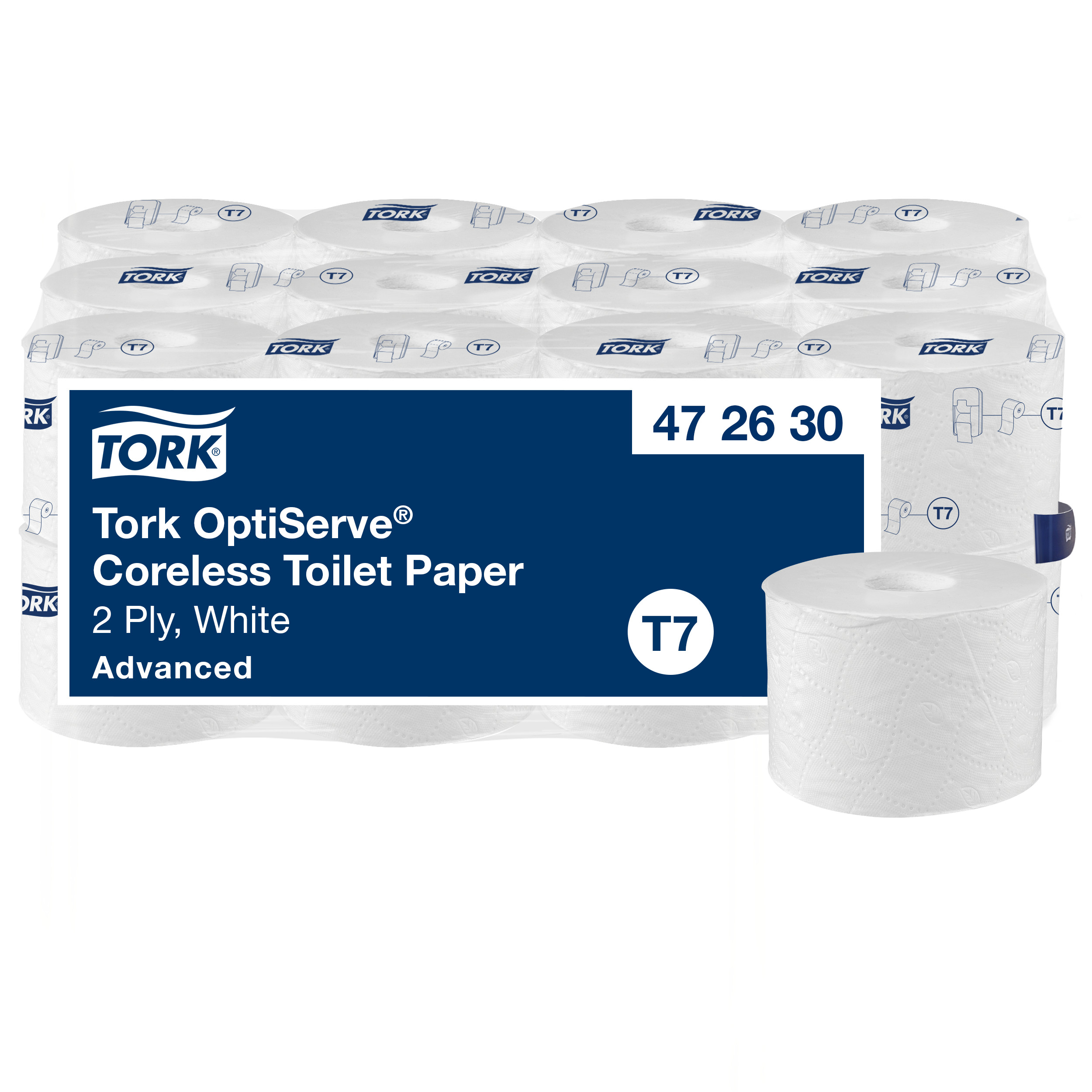 Tork OptiServe hülsenloses WC-Papier 2lg