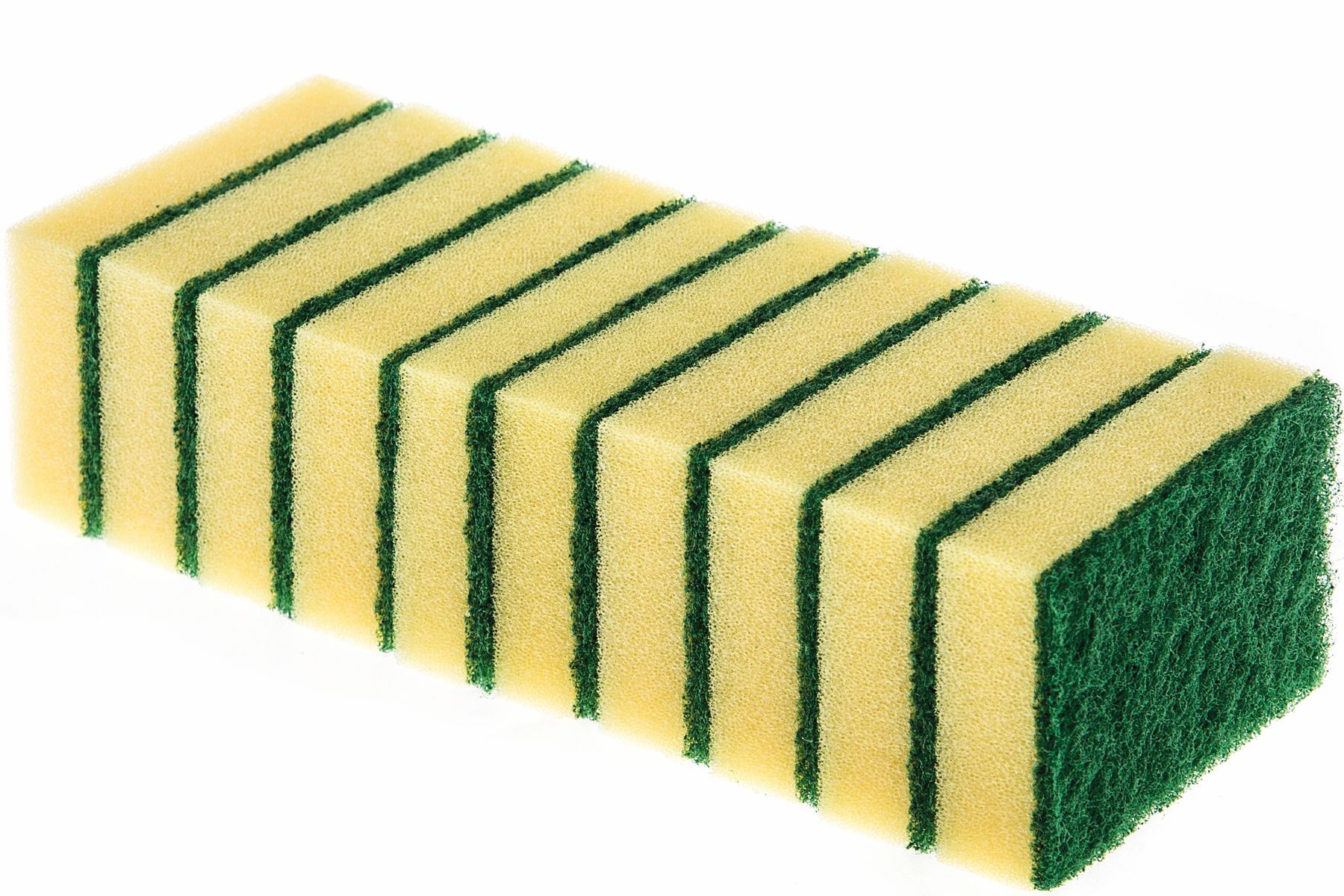 Reinigungsschwamm gelb-grün klein