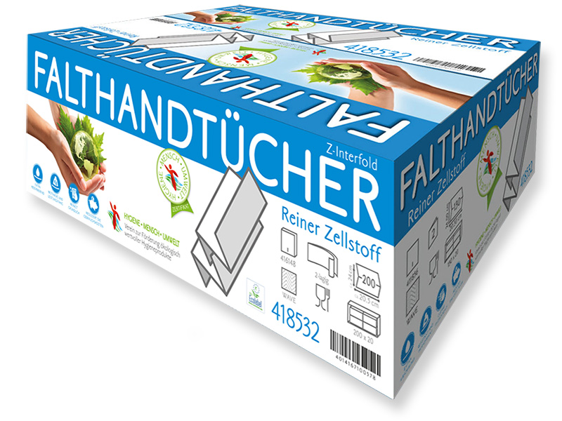 HMU Falthandtücher Interfold 2lg