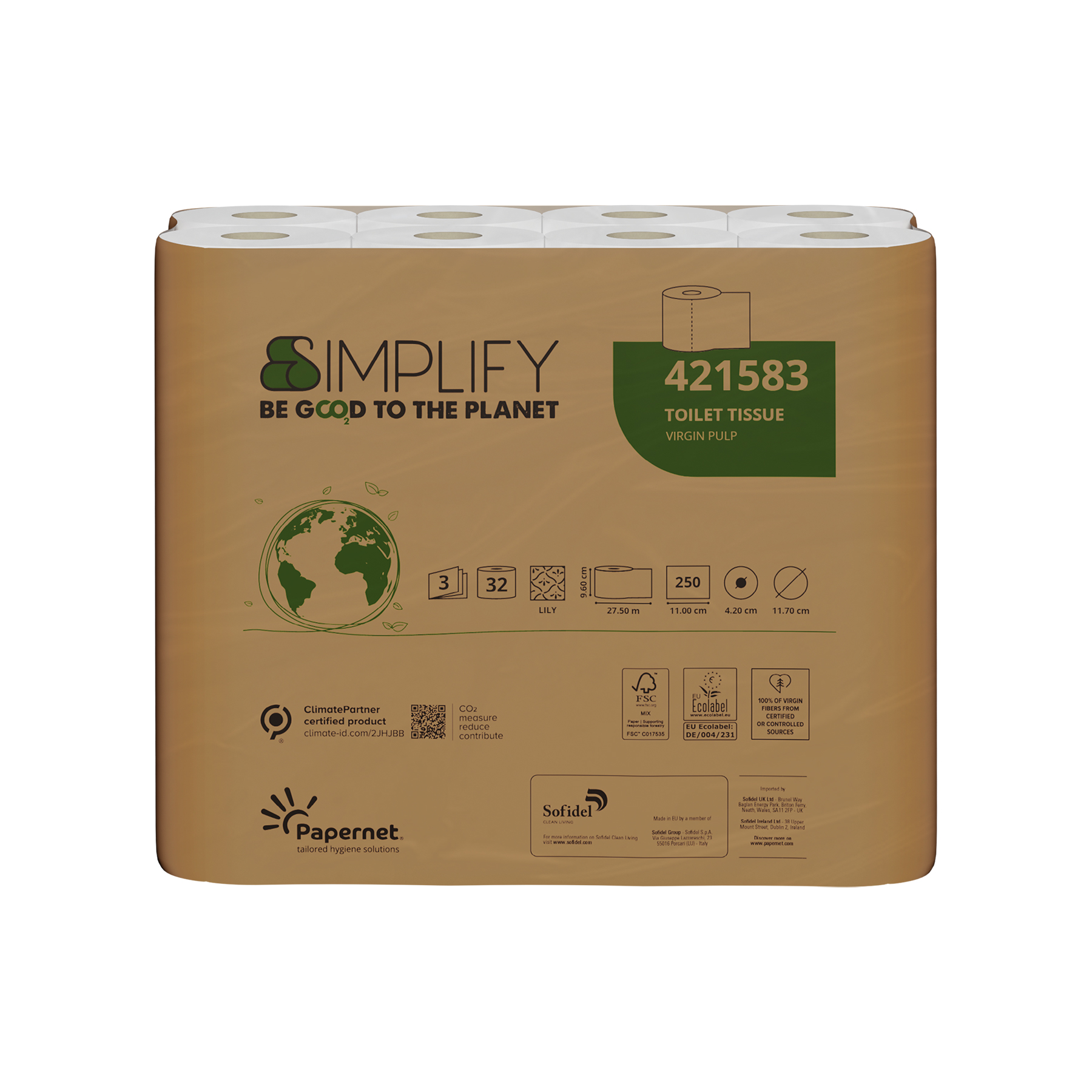 WC-Papier Simplify 3lg