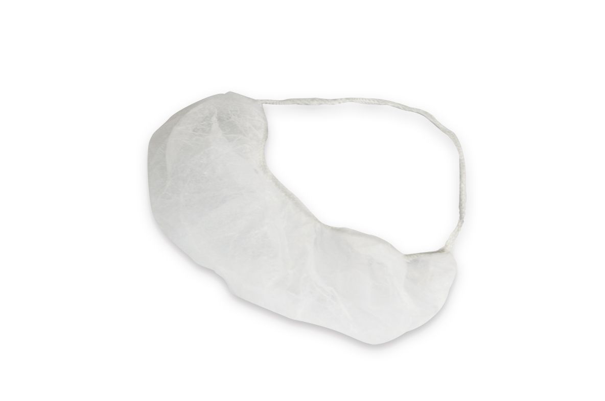 Bartmaske PP mit Elastikband weiß