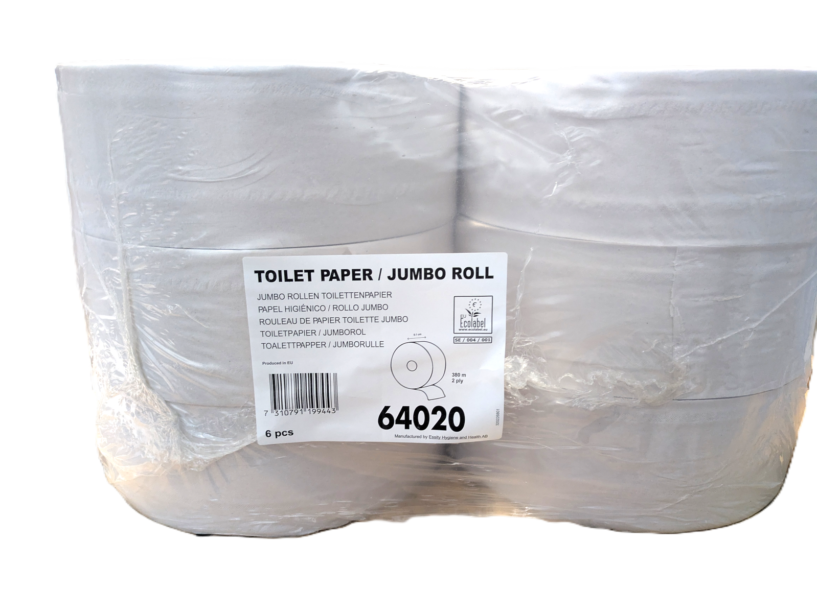 WC-Papier Jumbo recycling 2lg