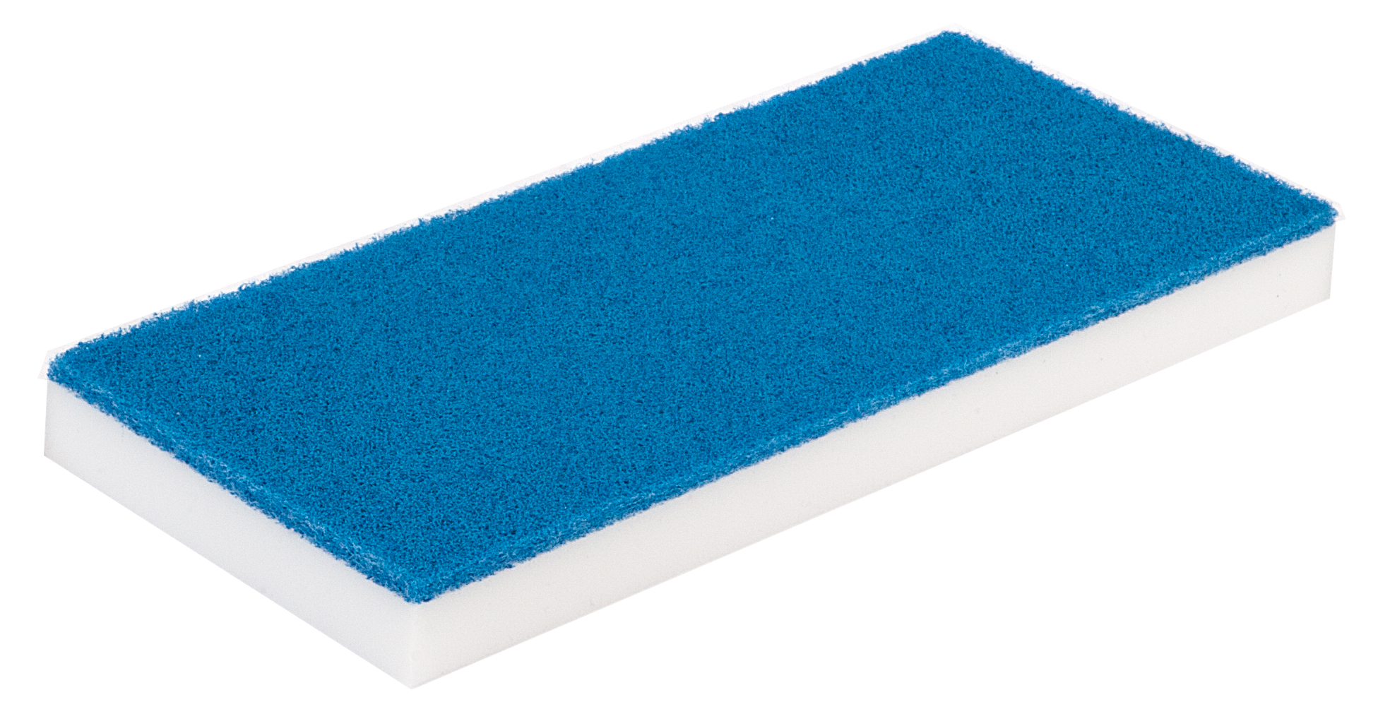 Handpad Melamin weiß/blau 25,5x11,5cm