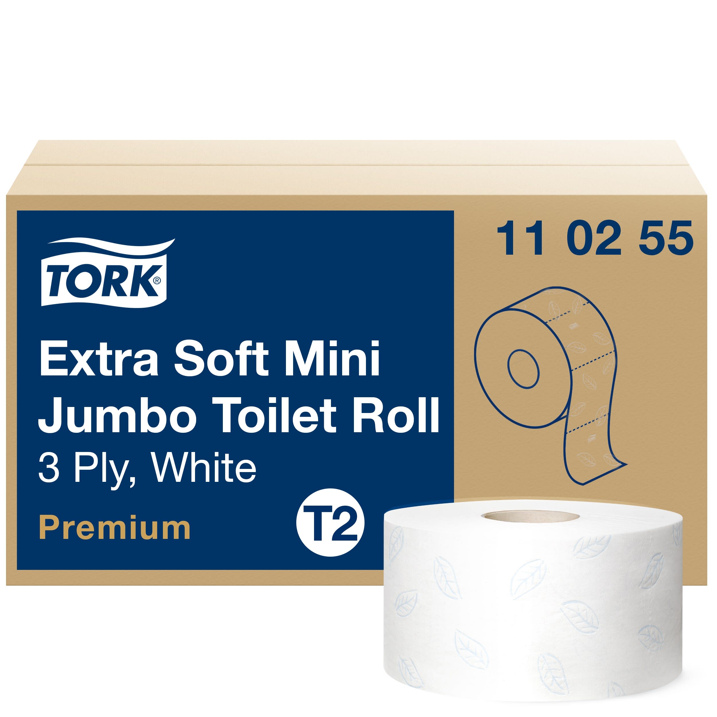 Tork extraweiches Mini Jumbo WC-Papier Premium 3lg