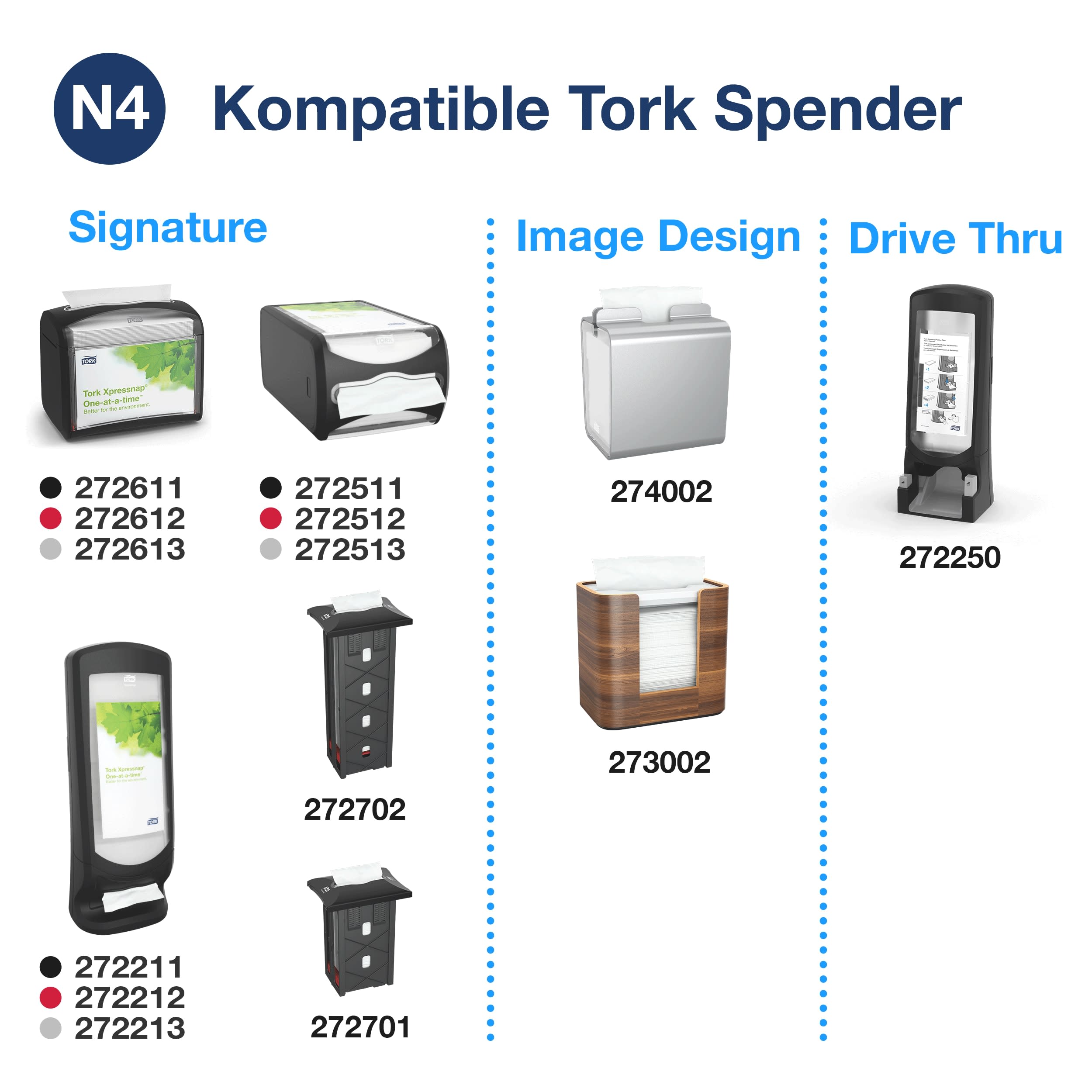 Tork Spenderserviette Xpressnap extra soft weiß 