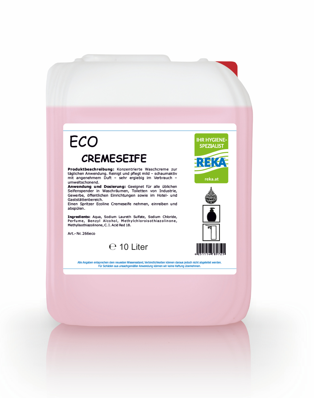 Cremeseife rose 10L