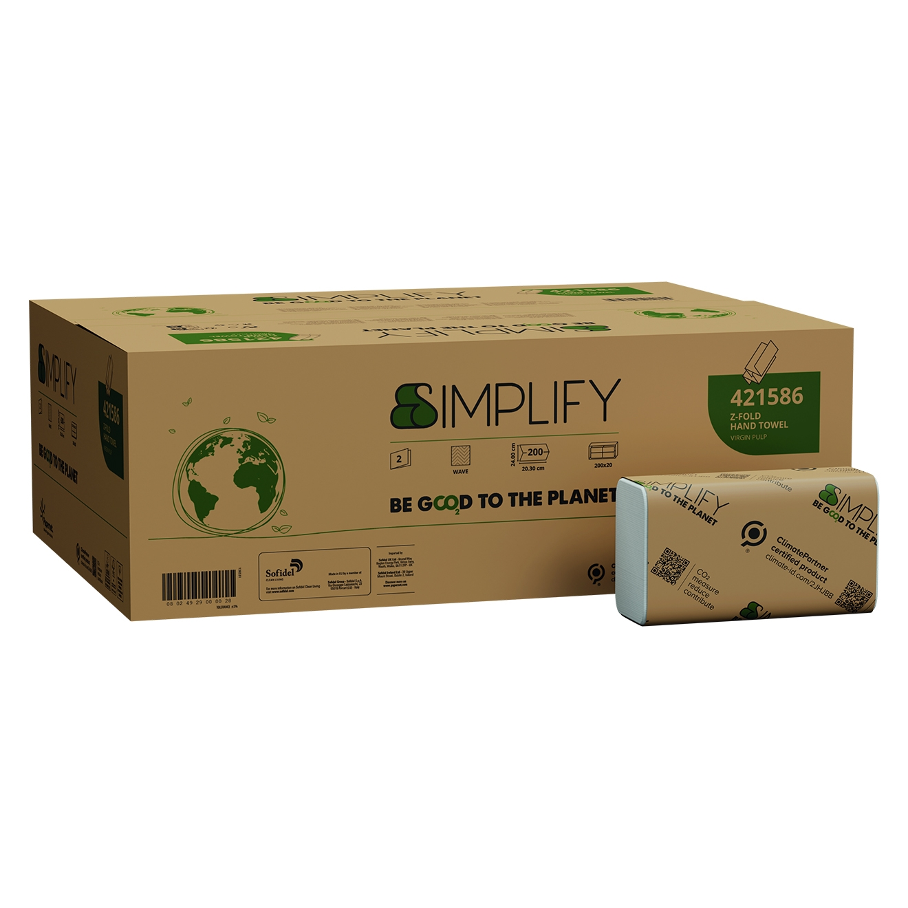 Z-Falz Falthandtücher Simplify 2lg