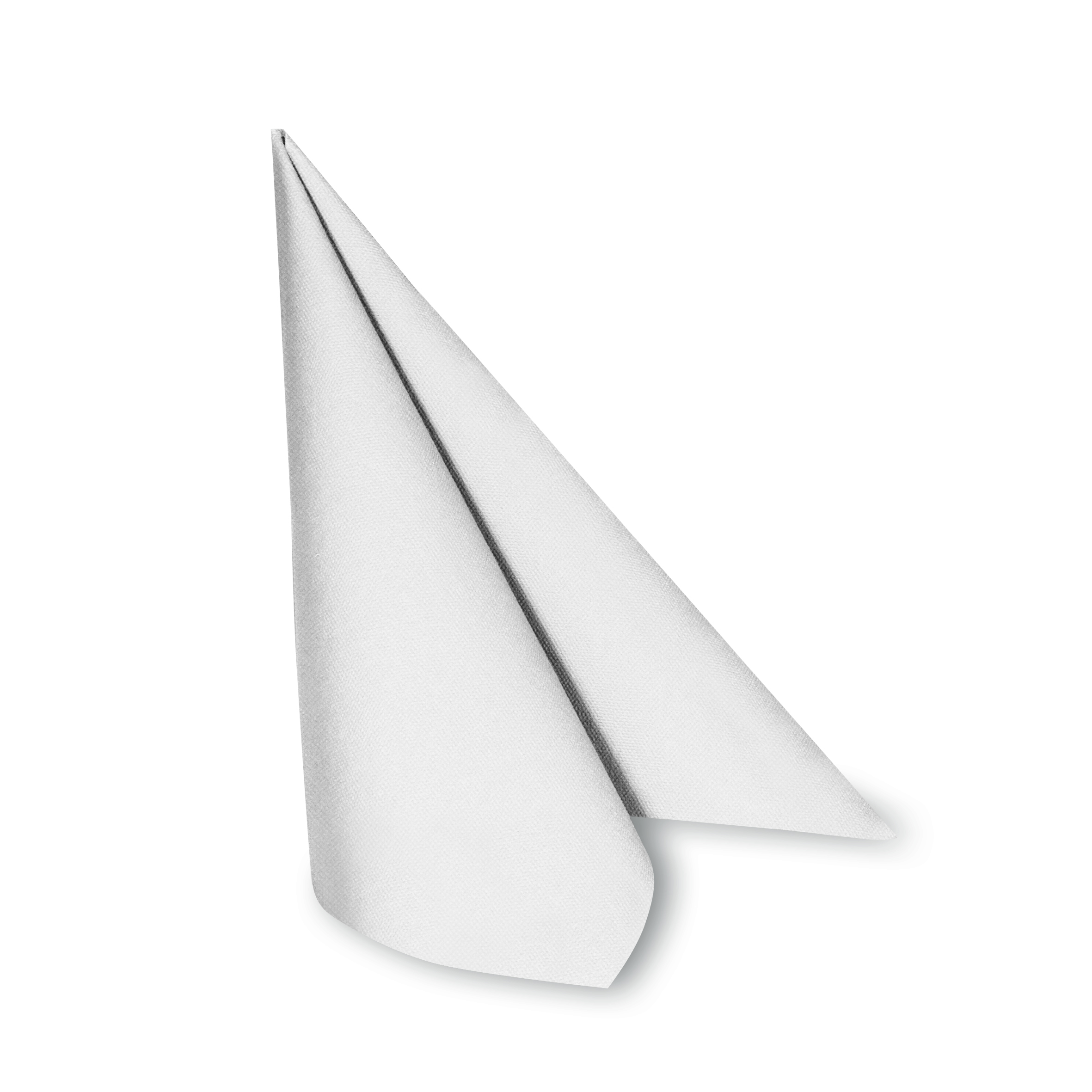 Airlaid Serviette Premium weiß 40cm 1/4F